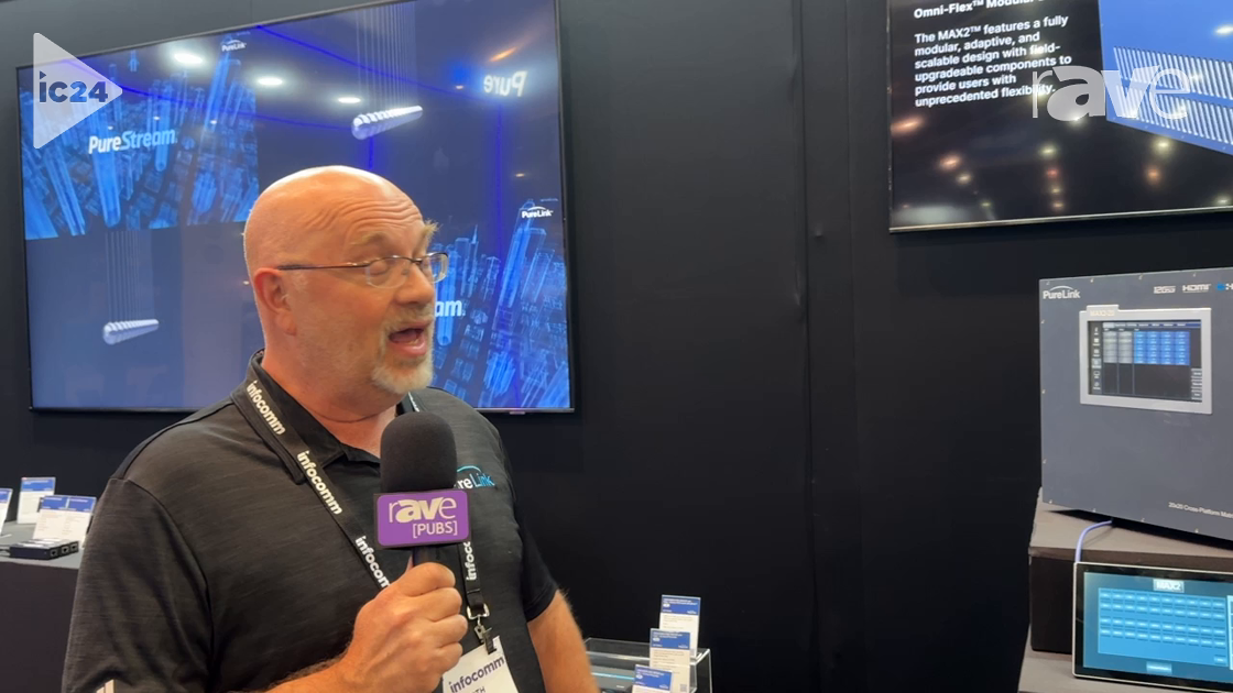 InfoComm 2024: Purelink Highlights Max2 4K@60Hz 4:4:4 Cross-Platform Matrix Switcher