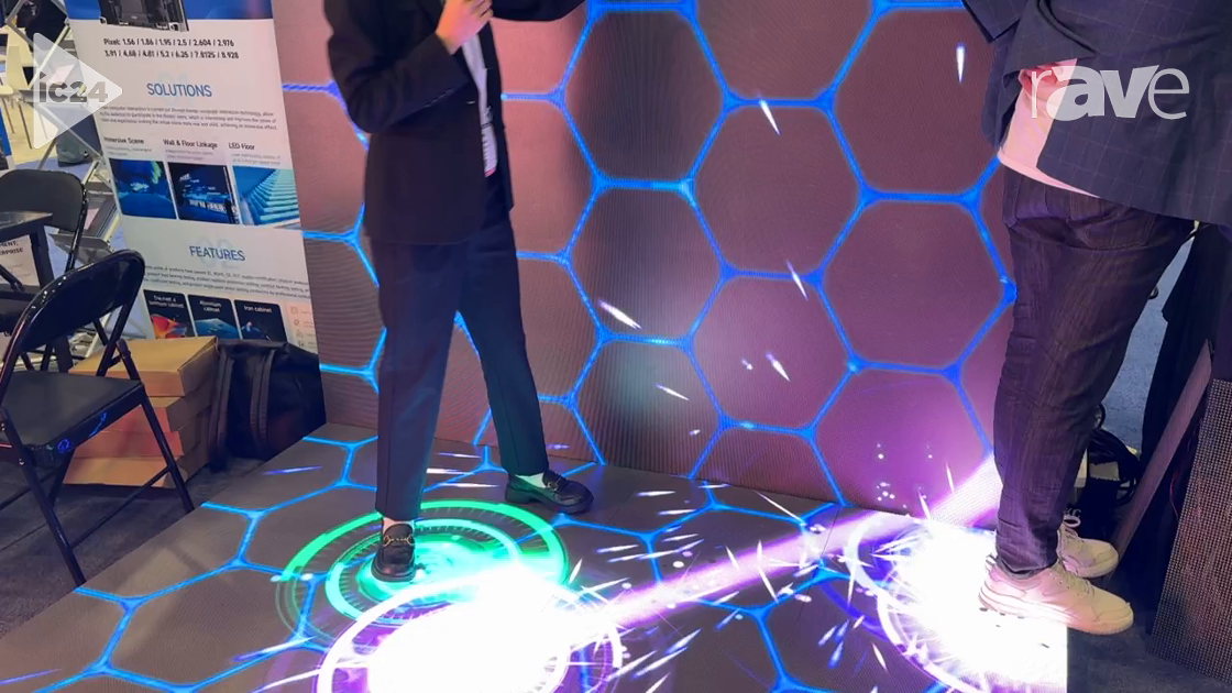 InfoComm 2024: XYGLED Highlights Interactive dvLED Floor P2.5 With Integrated Optical Sensors