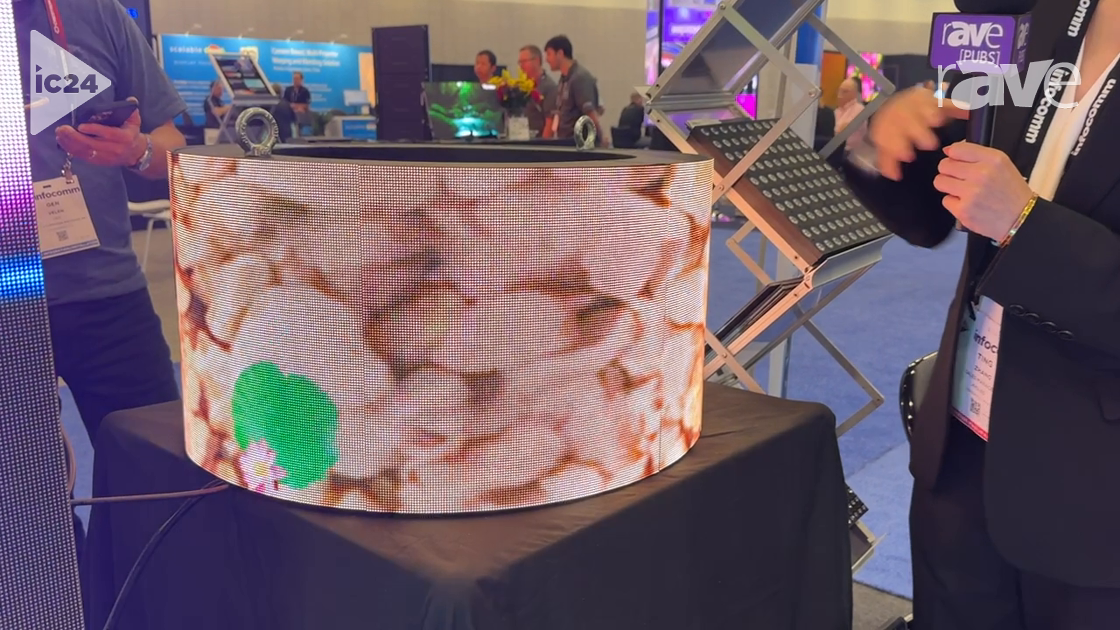 InfoComm 2024: XYGLED Shows Interactive Flexible Module P2.5 With Eight Optical Sensors Per Module