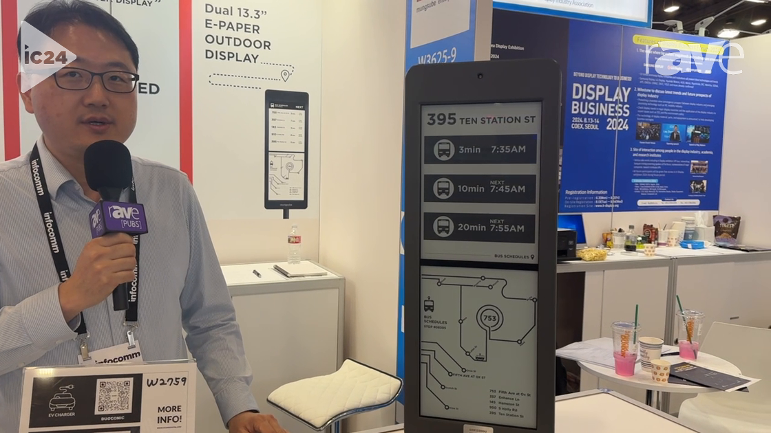 InfoComm 2024: Mungsube Electronics Presents Dual 13.3-inch E-Paper Outdoor Display