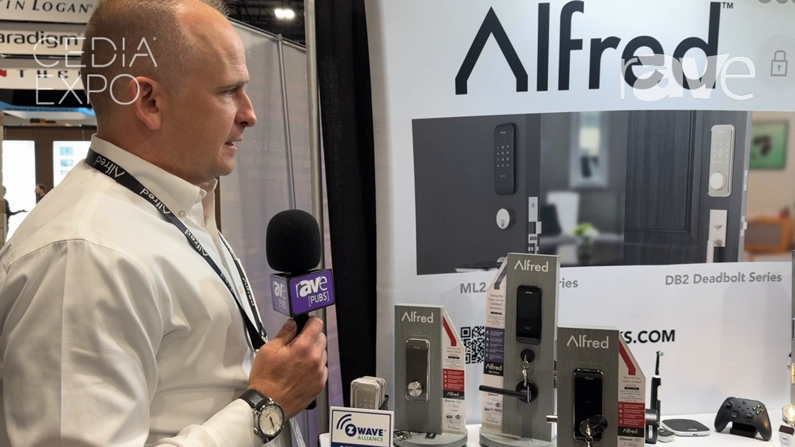 CEDIA Expo 2024: Alfred Features ML2 Smart Mortise Lock With Built-In Bluetooth and Retrofit Design