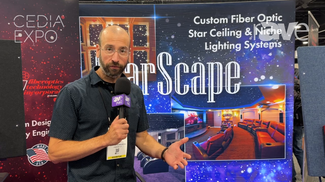 CEDIA Expo 2024: Fiberoptics Technology Inc. Highlights Starscape Fiber Optic Lighting System