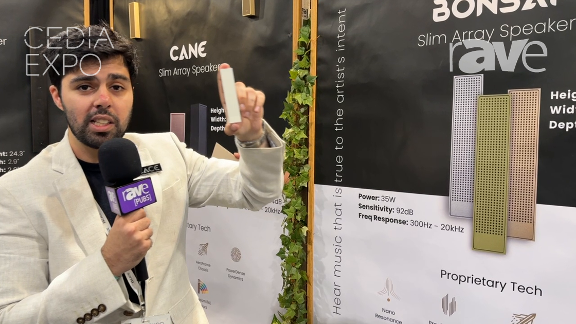 CEDIA Expo 2024: XSCACE Shows Off Bonsai, a Tiny Slim Array Speaker With Built-In Crossover