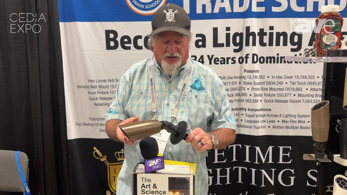 CEDIA Expo 2024: Lifetime Lighting Systems Demonstrates Creator Stake Mounted Directional Uplight