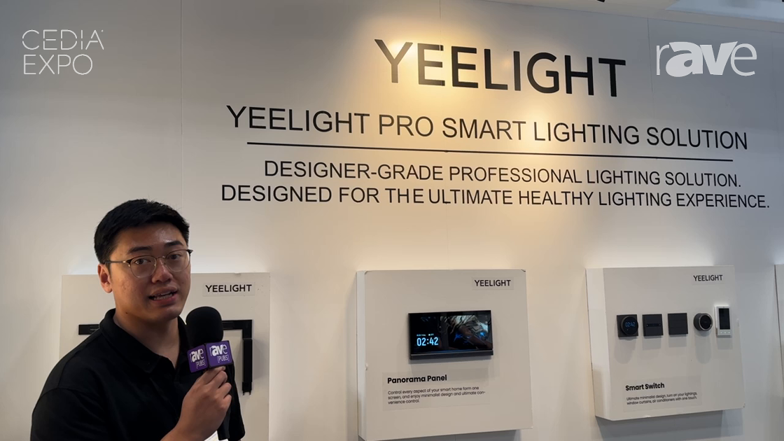 CEDIA Expo 2024: Yeelight Demos Pro Smart Lighting Solution Premium Smart Lighting Experience