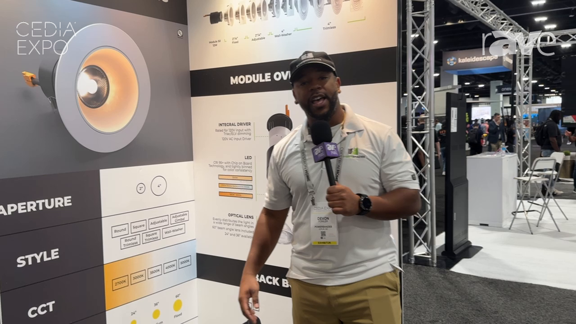 CEDIA Expo 2024: PowerShades Highlights Lighting Options with 2″ and 4″ Apertures