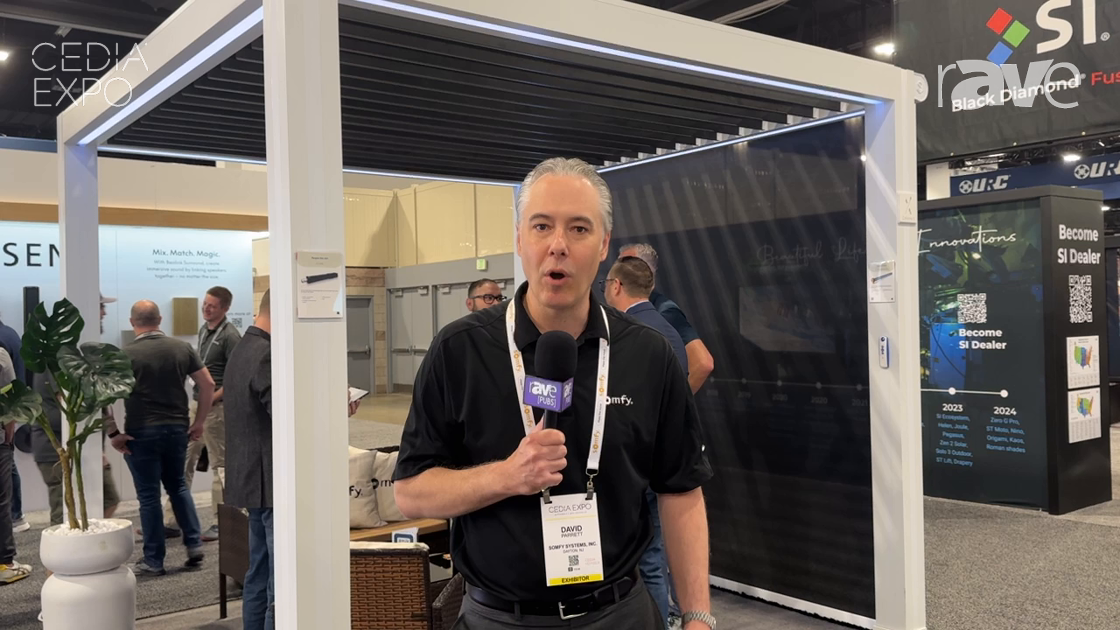 CEDIA Expo 2024: Somfy Systems Talks About Somfy Ecosystem of Shade Motors and Controls