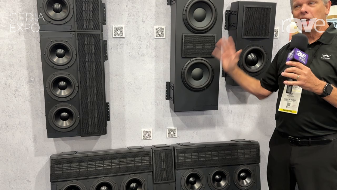 CEDIA Expo 2024: Wisdom Audio Shows Hybrid Line Source Center-Channel Speakers