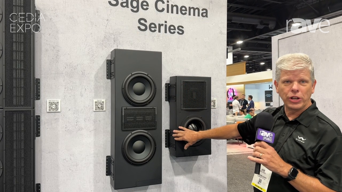 CEDIA Expo 2024: Wisdom Audio Shows Off Sage Cinema Line Point 2 V2 and Point 3 GT Speakers