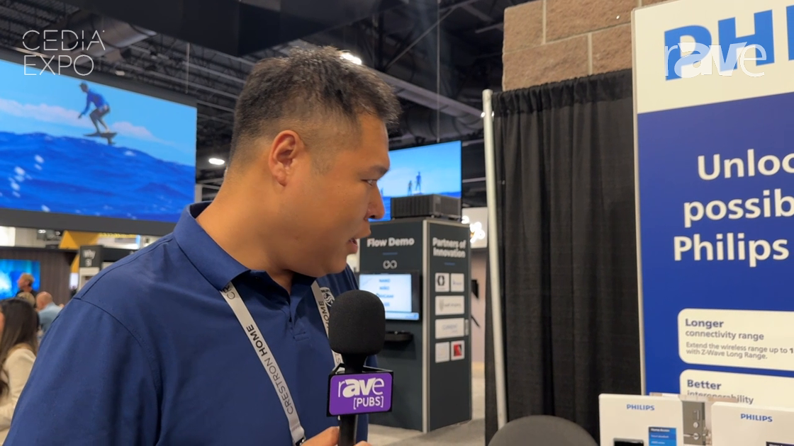 CEDIA Expo 2024: IDLESPACE Technology Company Shares DDL240S-15HZW Philips Z-Wave Smart Lock