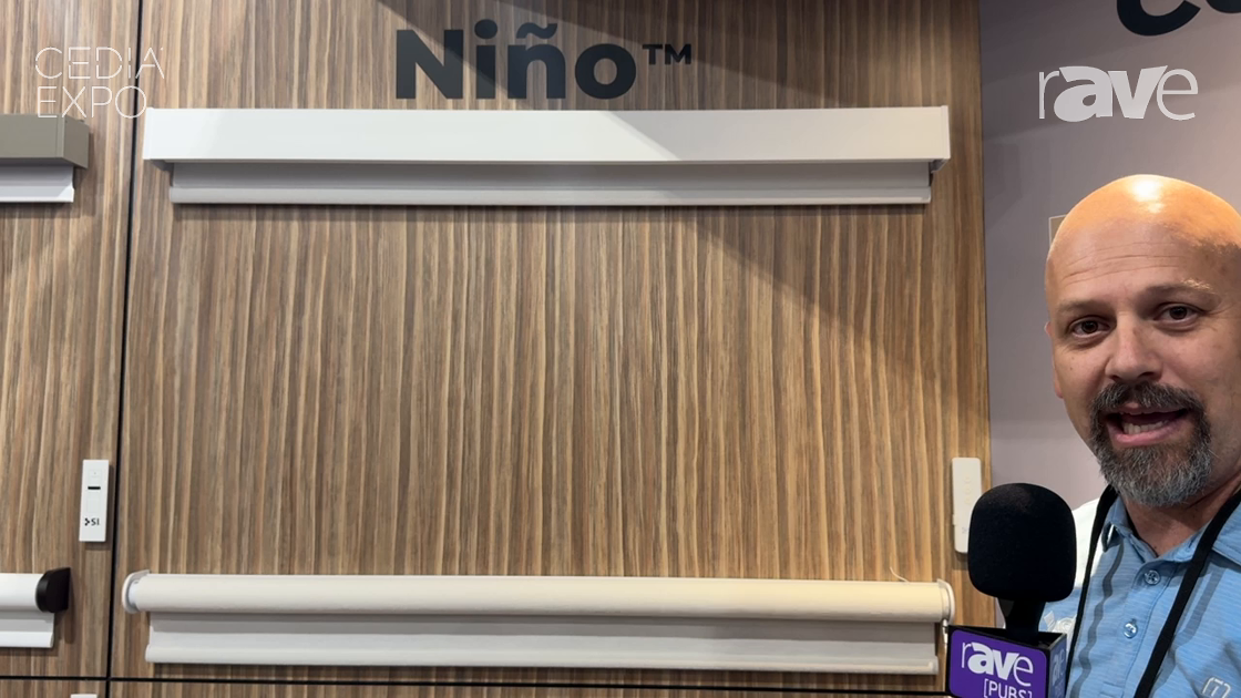 CEDIA Expo 2024: Screen Innovations Features Niño Affordably Priced Motorized Shade