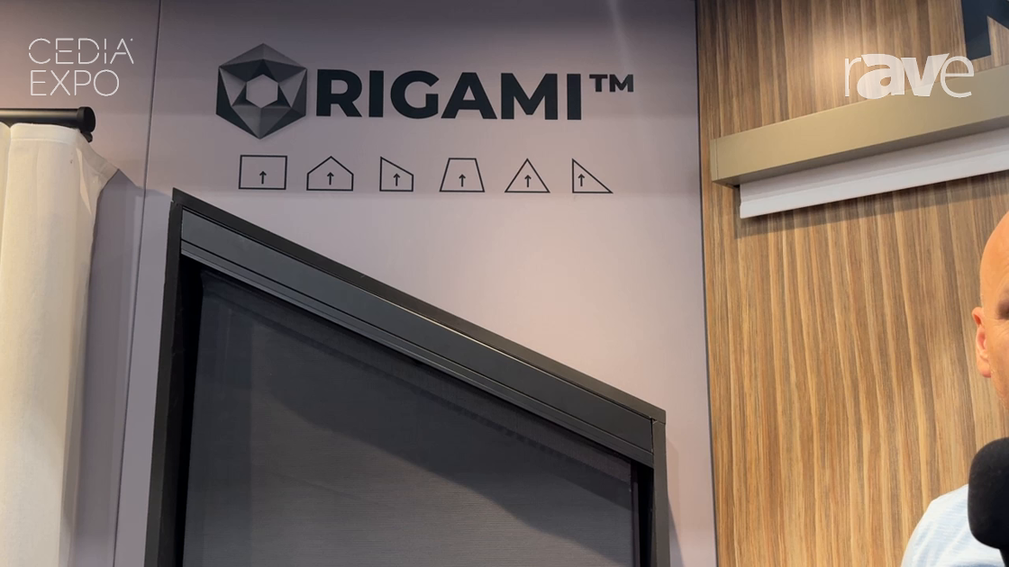 CEDIA Expo 2024: Screen Innovations Shows Origami Shade for Variety of Window Shapes, Sizes, Angles