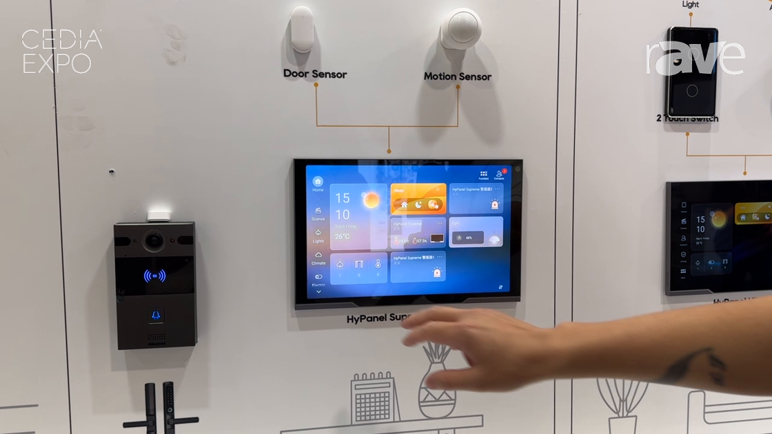 CEDIA Expo 2024: Akuvox Offers akubela HyPanel Supreme for Gesture-Based Smart Home Control