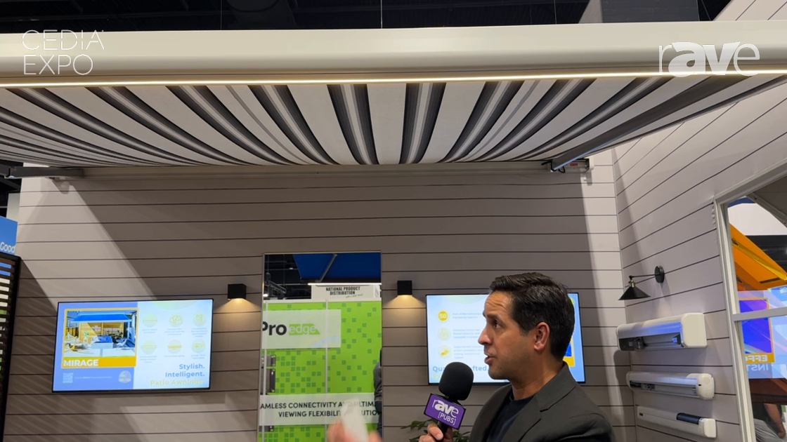 CEDIA Expo 2024: Sol-Lux Introduces MIRAGE Motorized Patio Awning