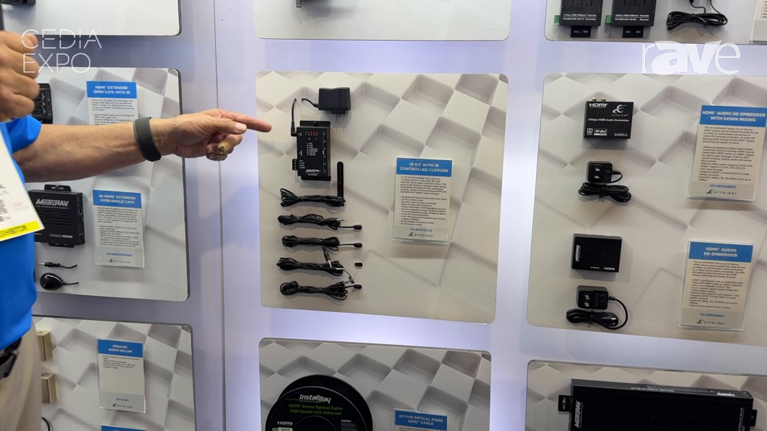 CEDIA Expo 2024: Ethereal Shows IR Kit with IR-Controlled Closure with Code-Learning Capabilities
