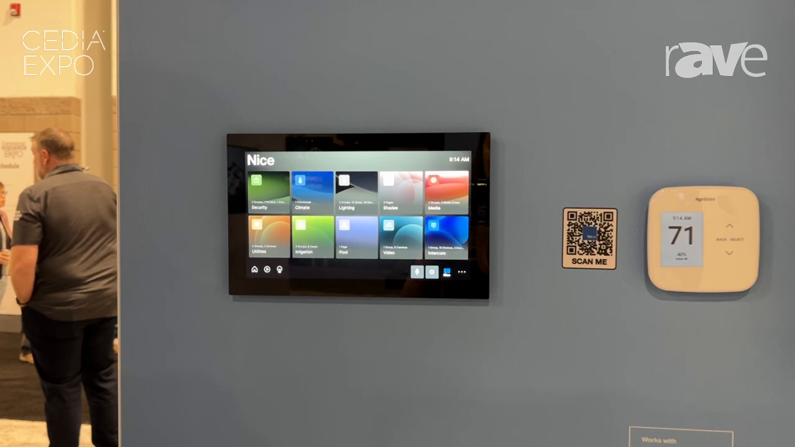 CEDIA Expo 2024: Nice Introduces Nice OS 8.9 Software for Touch Screens With Voice Control