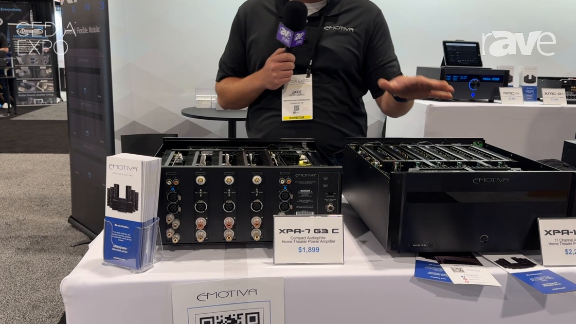 CEDIA Expo 2024: Emotiva Audio Showcases XPA-C Compact Amplifier for Home Theaters