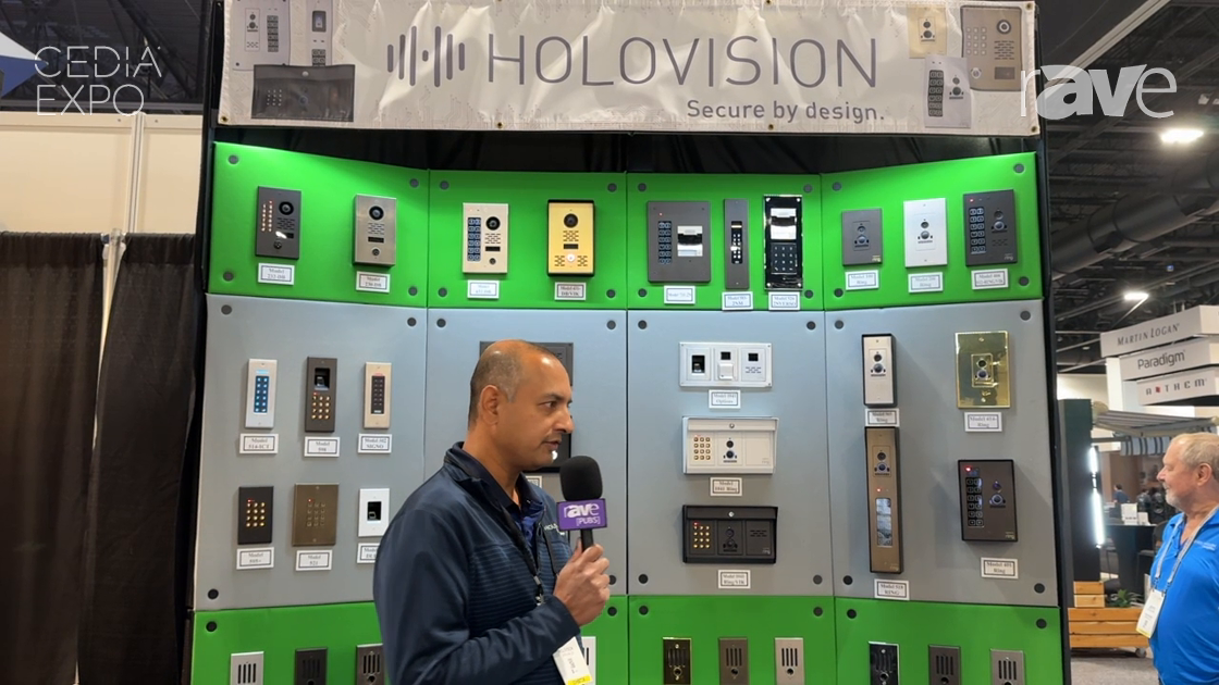 CEDIA Expo 2024: Holovision Highlights Model 1041-RING Ring-Based Modular Entry System