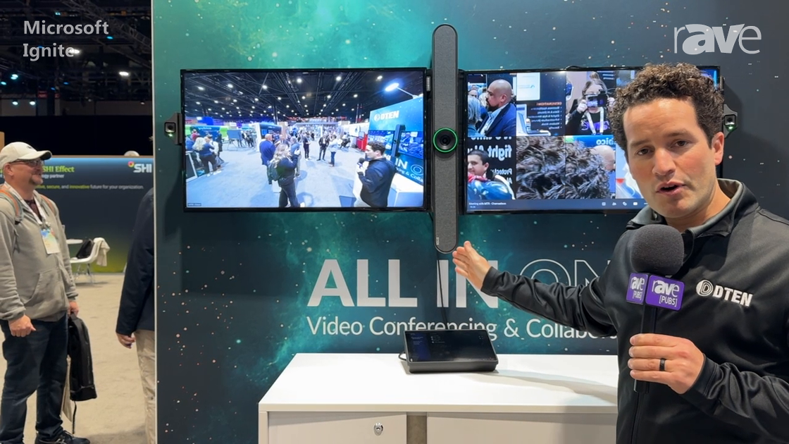 Ignite 2024: DTEN Highlights Vertical DTEN Bar Installation With DTEN Vue Camera