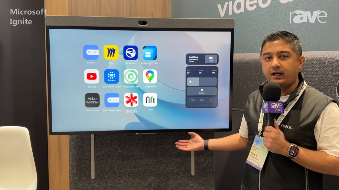 Ignite 2024: Neat Shows Off Neat Board 50, a Collaboration Display for Interactive Hybrid Meetings