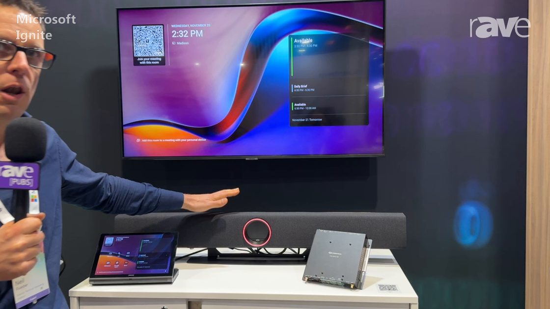 Ignite 2024: Crestron Shows Off Microsoft-Teams-Certified Videobar 70 for Medium and Large Rooms