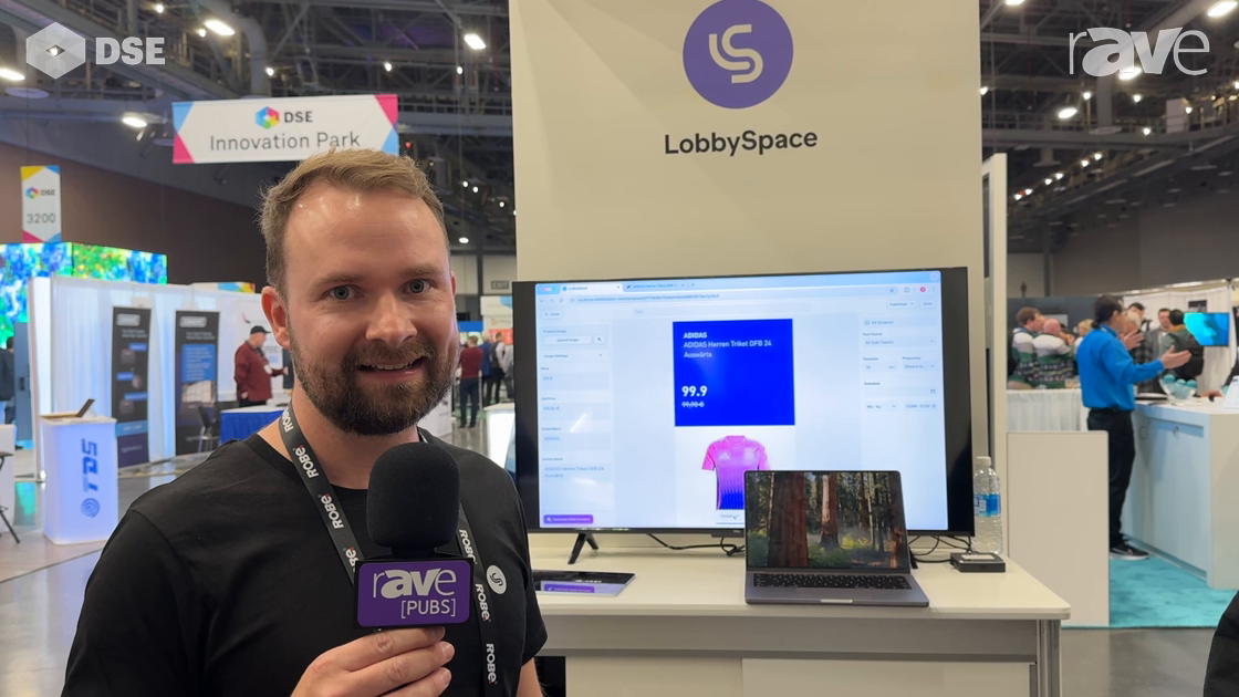 DSE 2024: LobbySpace Shows Digital Signage Software for Creating On-Brand Content and Management