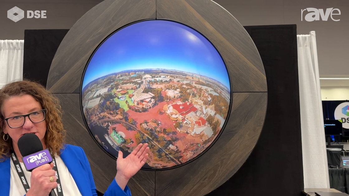 DSE 2024: The Elumenati Demos GeoDome Compass With Omnidirectional Fisheye Projection