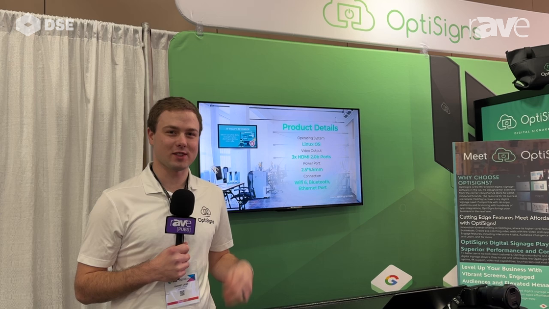DSE 2024: OptiSigns Highlights Cloud-Based Platform for Remote Screen Content Management