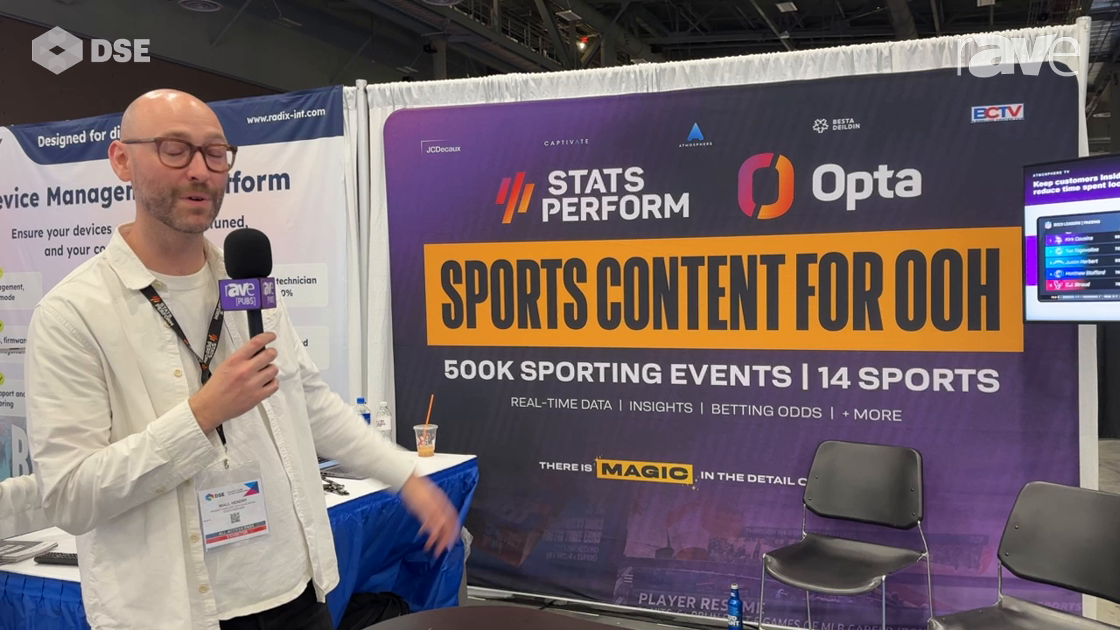 DSE 2024: Stats Perform Shows Sports Data Applications for DOOH, In-Stadium Experiences