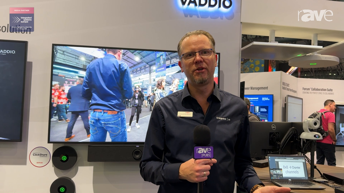 ISE 2025: Vaddio Intros Venture VideoBAR With 110° Field-of-View Camera for Larger Meeting Spaces