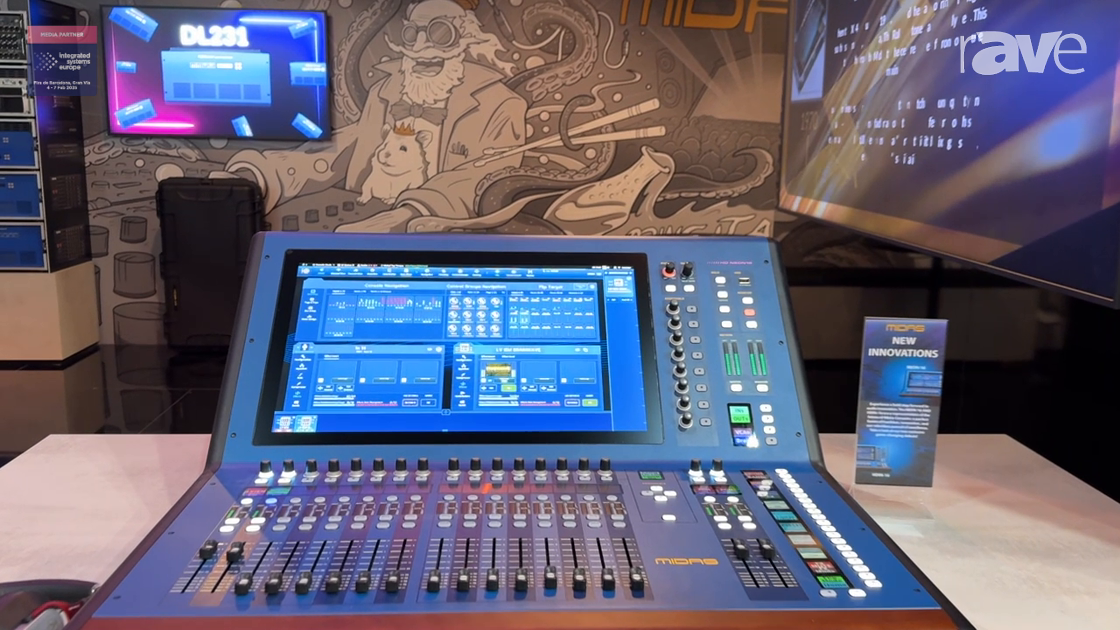 ISE 2025: Midas Introduces HD Neon16 Digital Mixing Console Prototype