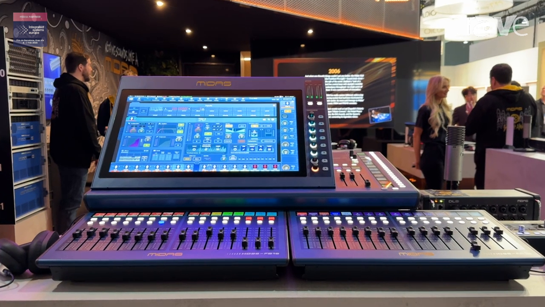 ISE 2025: Midas Presents HD96-AIR Digital Mixing Console With 144 Input Channels