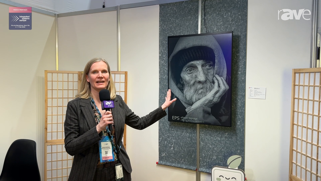 ISE 2025: Ryoyo Electro Europe Exhibits CREA EPS 42 ePaper Display for Still Images
