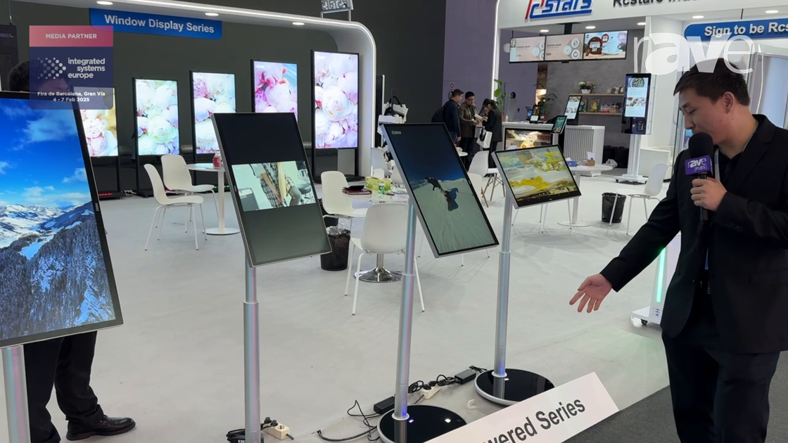 ISE 2025: Rcstars Exhibits Movable Battery-Powered Series Displays with ...