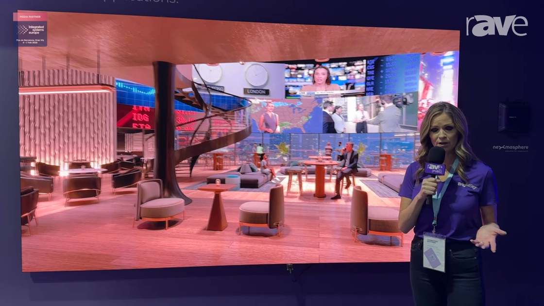 ISE 2025: BrightSign Demos BrightSign XC5 Digital Signage Player in dvLED Application