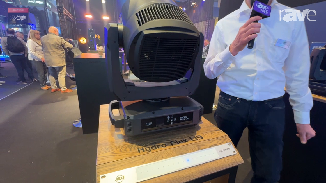 ISE 2025: ADJ Launches Hydro Flex L19 RGB Moving Head Wash Light