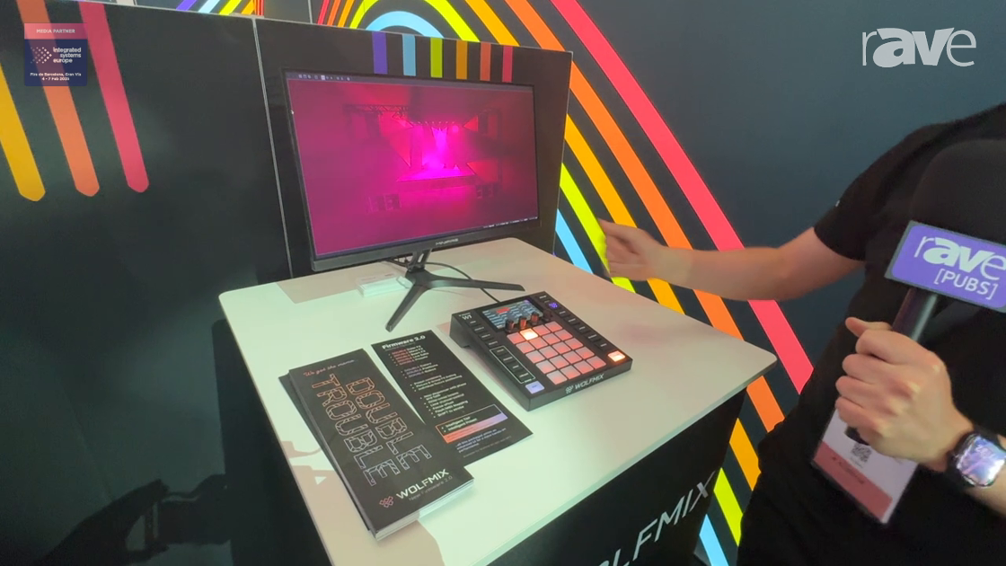 ISE 2025: Nicolaudie Group Shows Off Wolfmix DMX Lighting Controller with New Firmware