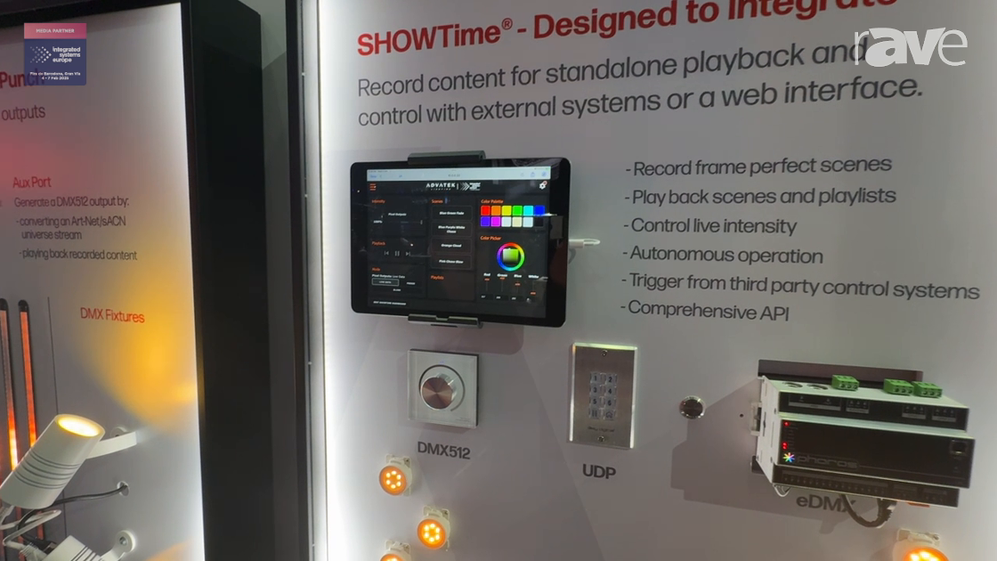 ISE 2025: Advatek Lighting Presents SHOWTime Firmware for Recorded Lighting Playback