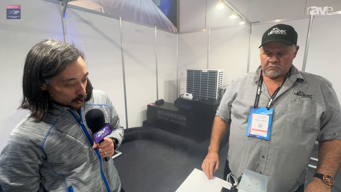 ISE 2025: Ultratec Special Effects Demos Radiance Hazer Block Swap System