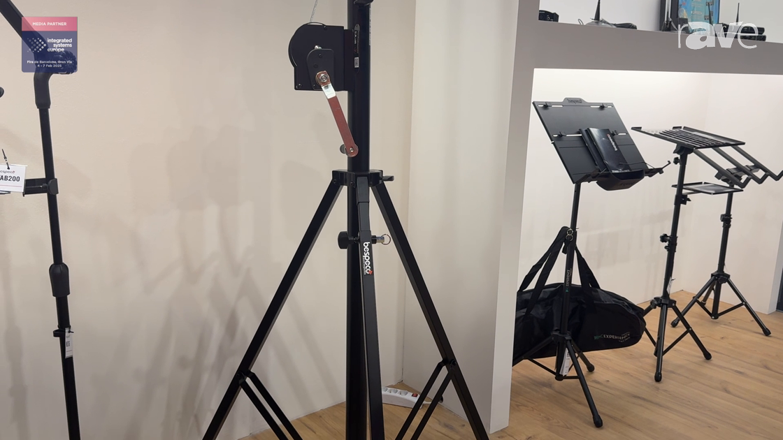 ISE 2025: Bespeco Professional Features BP400 Light and Truss Wind-Up Stand With Winch