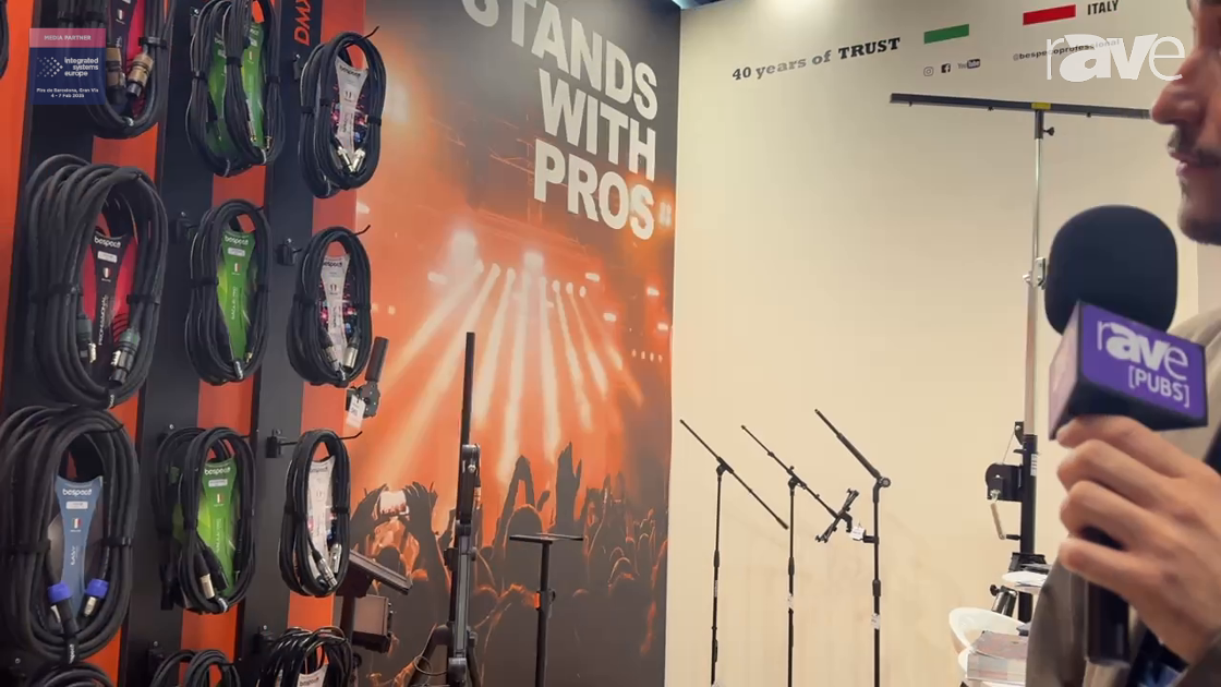 ISE 2025: Bespeco Professional Showcases Ready Made Cables for Stage, Speakers and Data