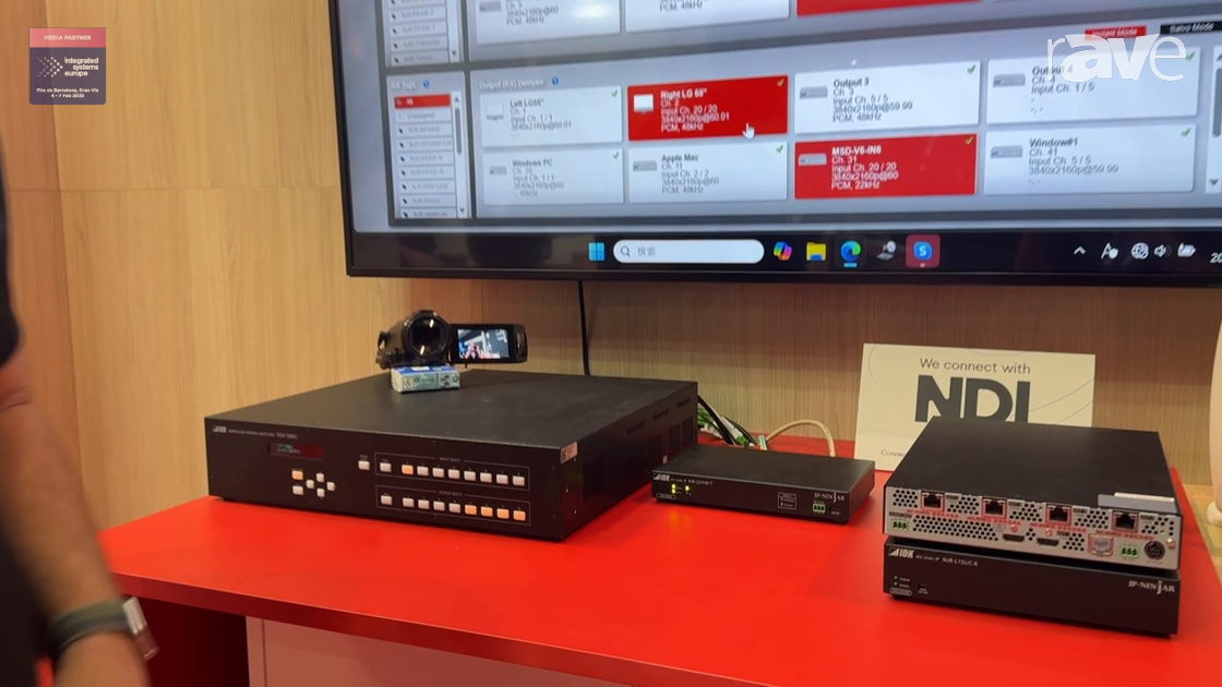 ISE 2025: IDK Corporation Introduces NJR-L01FNF-T High NDI-to-SDVoE Encoder