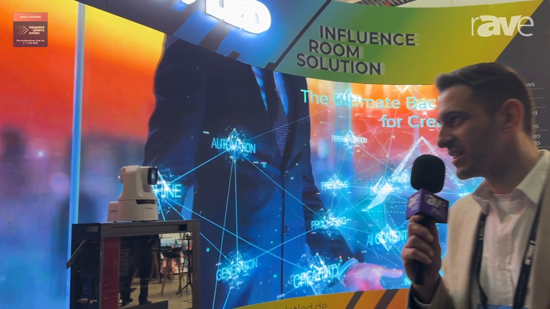 ISE 2025: Polet Demos Influence Rooms dvLED Studio With Dynamic Backgrounds for Content Creation