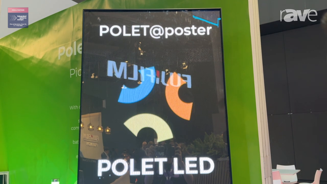 ISE 2025: Polet Showcases Battery-Powered dvLED Poster Display With Solar Charging