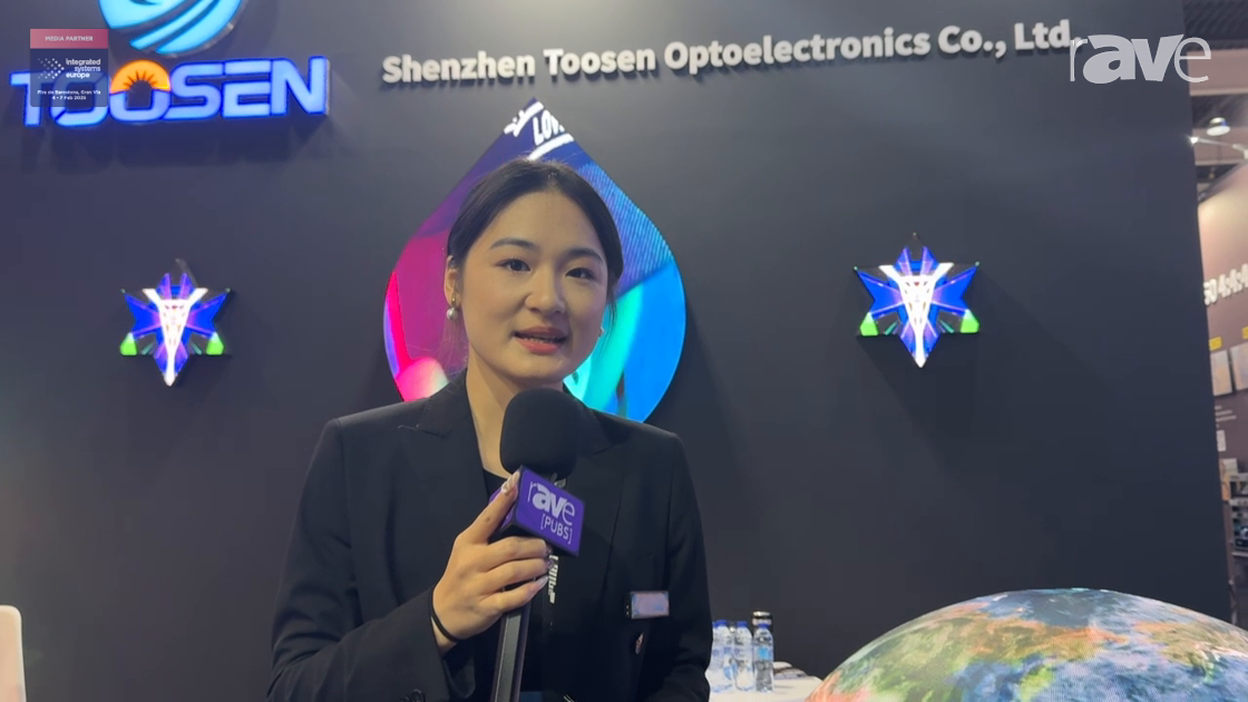 ISE 2025: Shenzhen Toosen Optoelectronics Co., Ltd. Exhibits dvLED Ball Display
