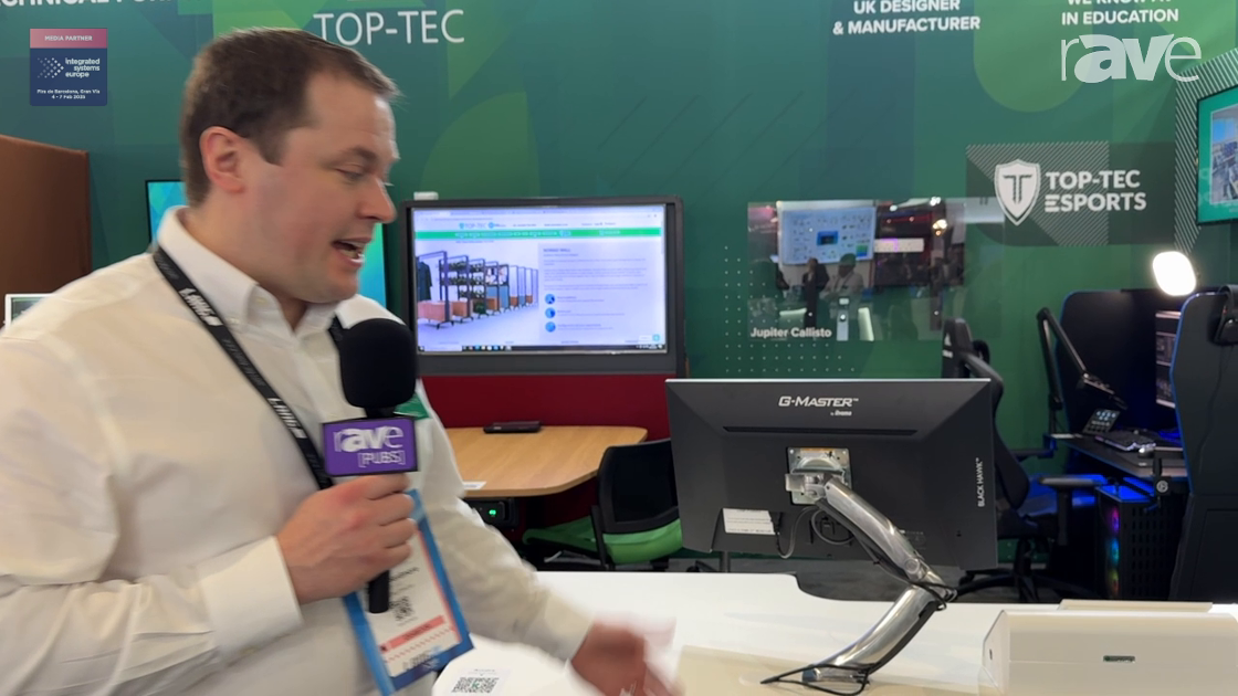 ISE 2025: TOP-TEC Unveils Aurora Height-Adjustable AV Lectern