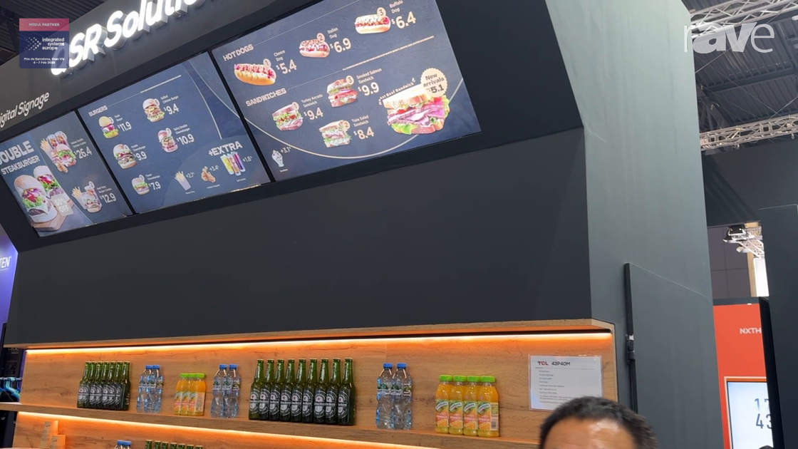 ISE 2025: TCL & Zenithnano Shows 43P40M Digital Signage OCR Solution for Quick Service Restaurants