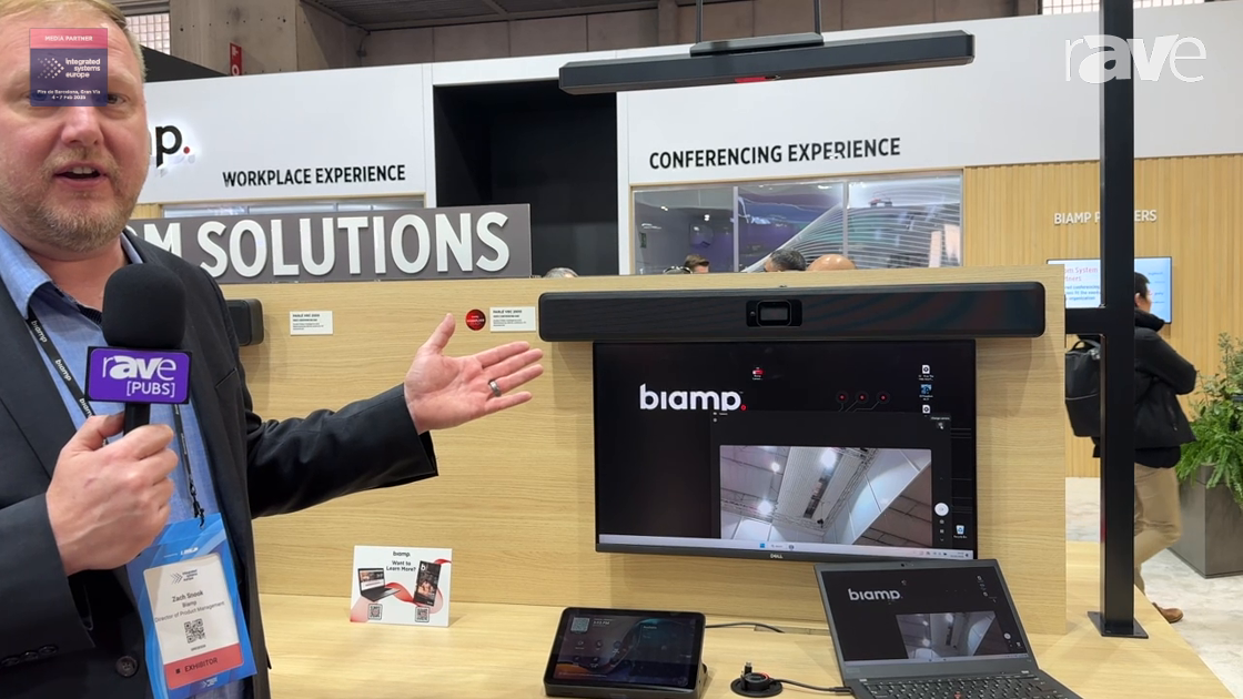 ISE 2025: Biamp Showcases Parlé VBC 2500 Video Conferencing Bar