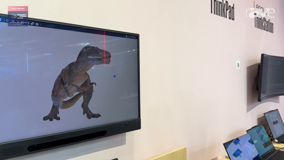 ISE 2025: Lenovo Exhibits ThinkVision 27 3D Monitor With Glasses-Free Display