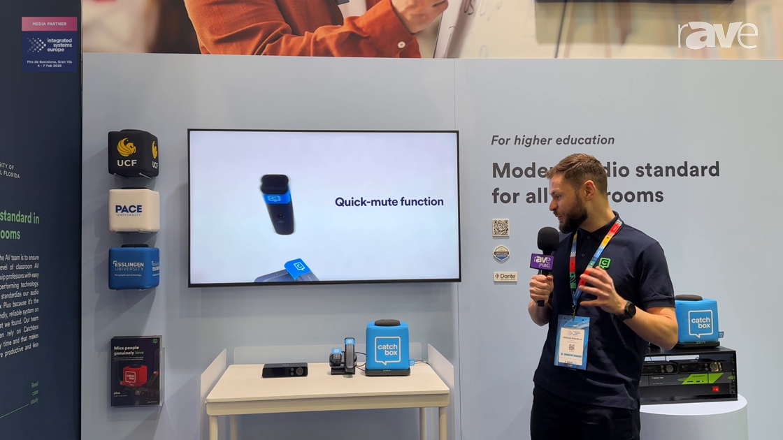 ISE 2025: Catchbox Explains Catchbox Plus Wireless Microphone System for Higher Education